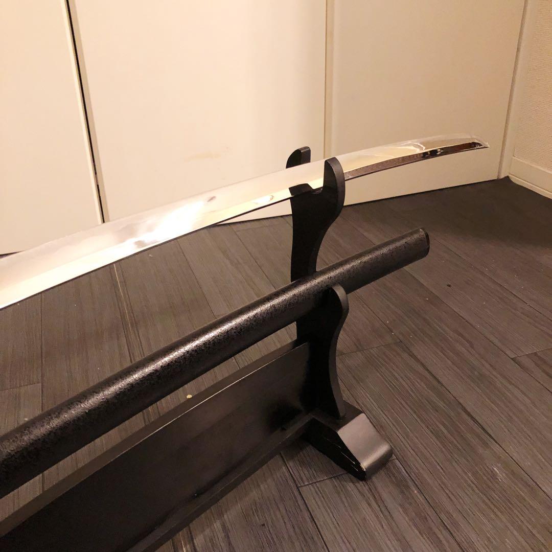 高級模造刀　土佐刀剣　太刀　本研波刃　合金　居合刀