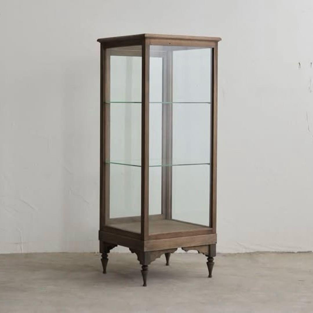 【タロスケ】icca イッカ ガラス ショーケース キャビネット