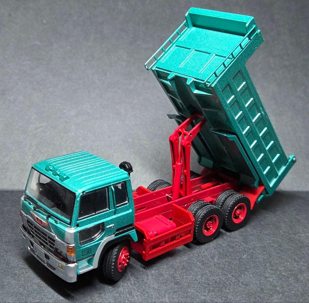 DBGT 1/64 日野 スーパードルフィン ダンプ トラック グリーン 緑