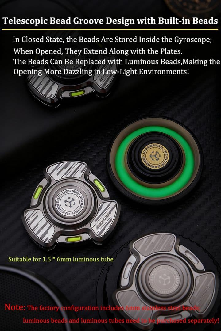 JuzhEDC RADIATION ジルコニウム フィジェットトイ