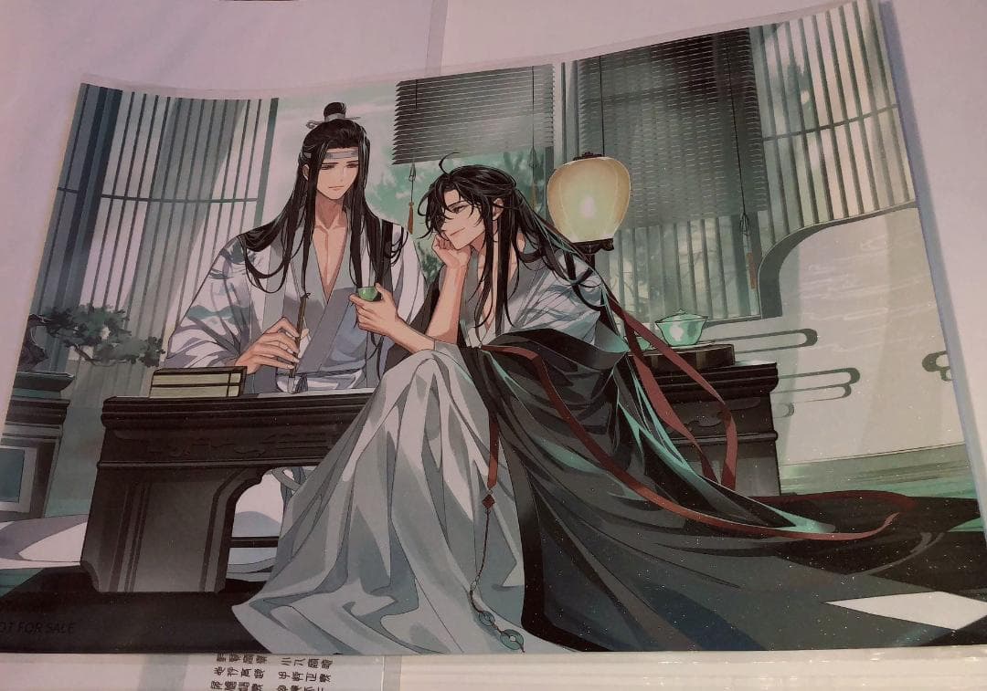 魔道祖師　カフェ　魏無羨　藍忘機　特典　ランチョンマット　全種コンプ　ポスター