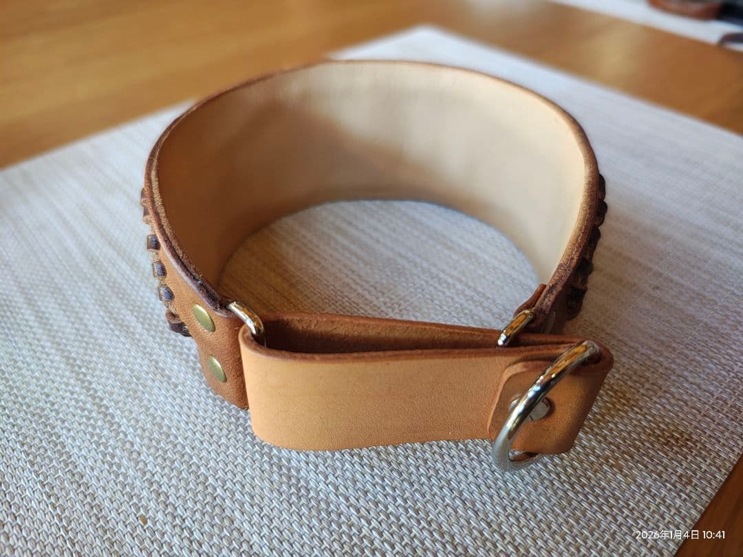 犬の首輪　ハンドメイド　㊷
