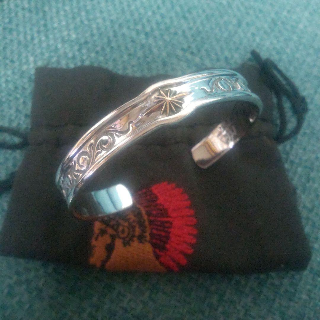 SAAD・ゴールドサンシンボル アラベスク925バングル・希少