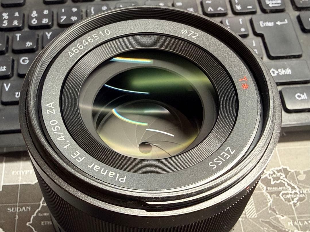 SONY FE 1.4/50 ゼイスタイプレンズ
