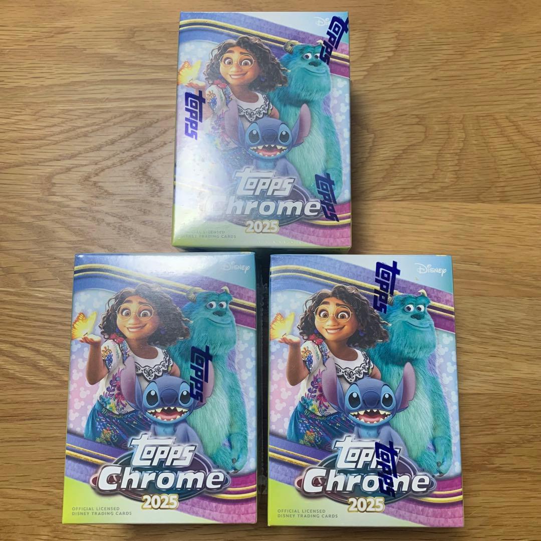 topps Chrome 2025 Disney ディズニー 3box