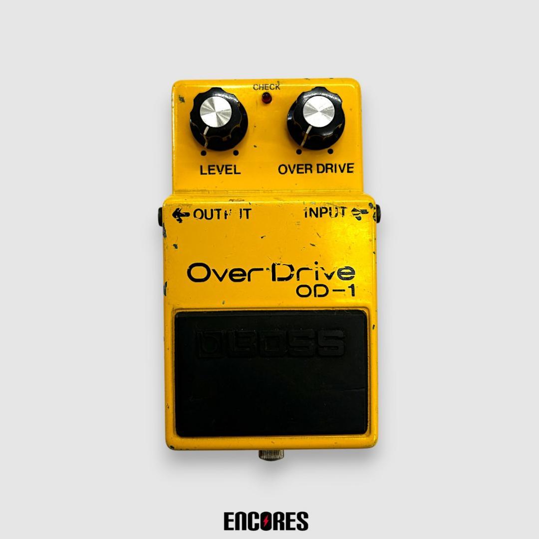 BOSS OD-1 OverDrive 初期 NEC μPC4741C 銀ネジ