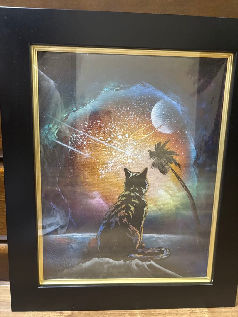 スプレーアートエデン F6 原画キャンバス額入り