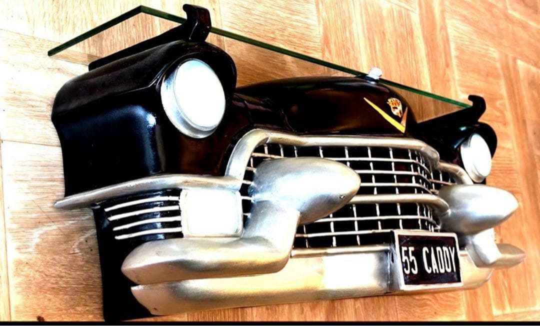 【アメリカン雑貨】クラシックカーシェルフ55CADDYブラックGM公式ライセンス