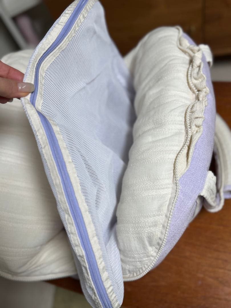 韓国　carocara コットンキャリーバッグ　インナーメッシュ有り