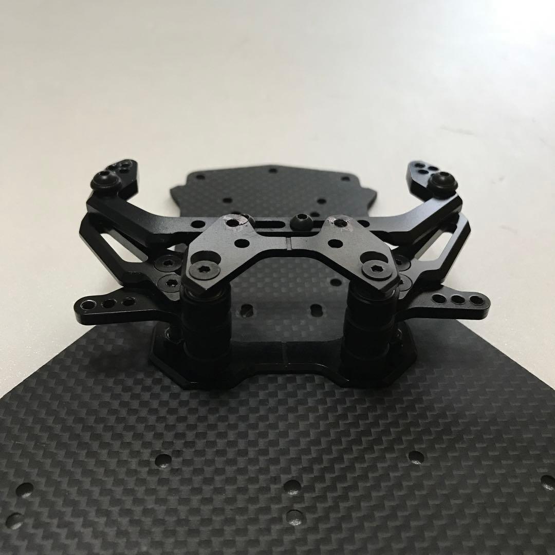 ラジコン・ラジドリ・RC-ART シャーシ+ステアリングワイパー付き