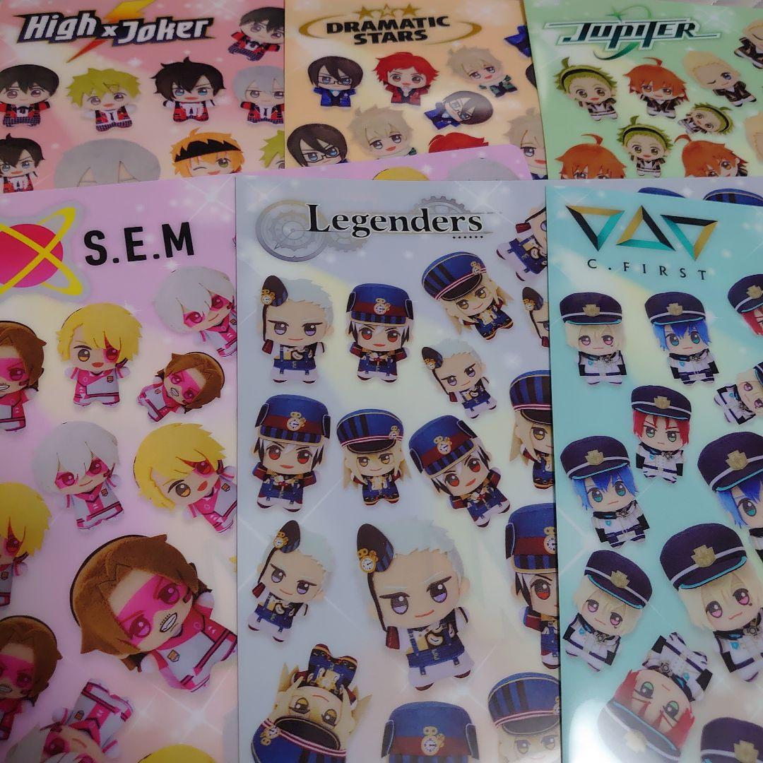 ⭕６種セット　アイドルマスター　SideM　　　クリアファイル