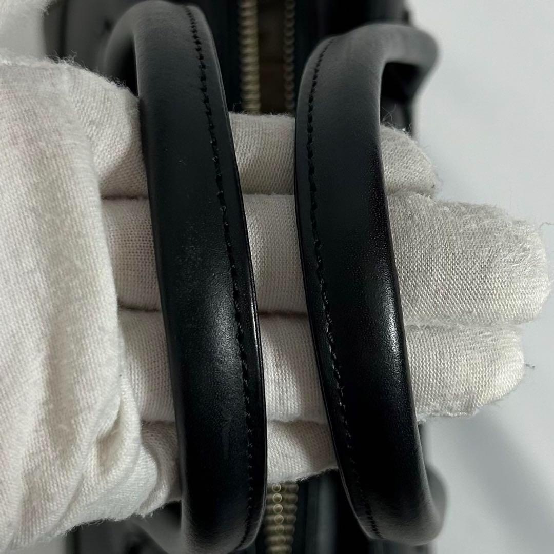 【極美品/日本製】ヴィヴィアンウエストウッド ヤスミン ハンドバッグ オーブ 黒