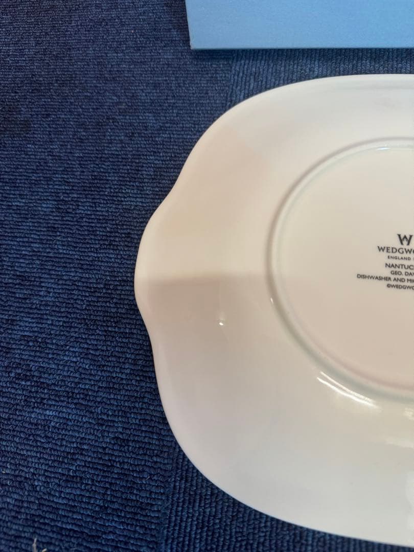 1909 ウェッジウッド ナンタケット ブレッド&バター　プレート　未使用