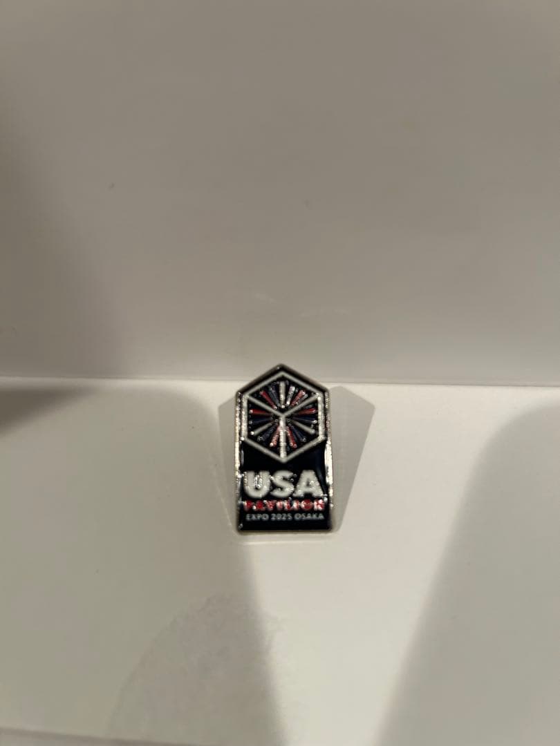 【非売品】大阪関西万博 アメリカ館 記念ピンバッジ