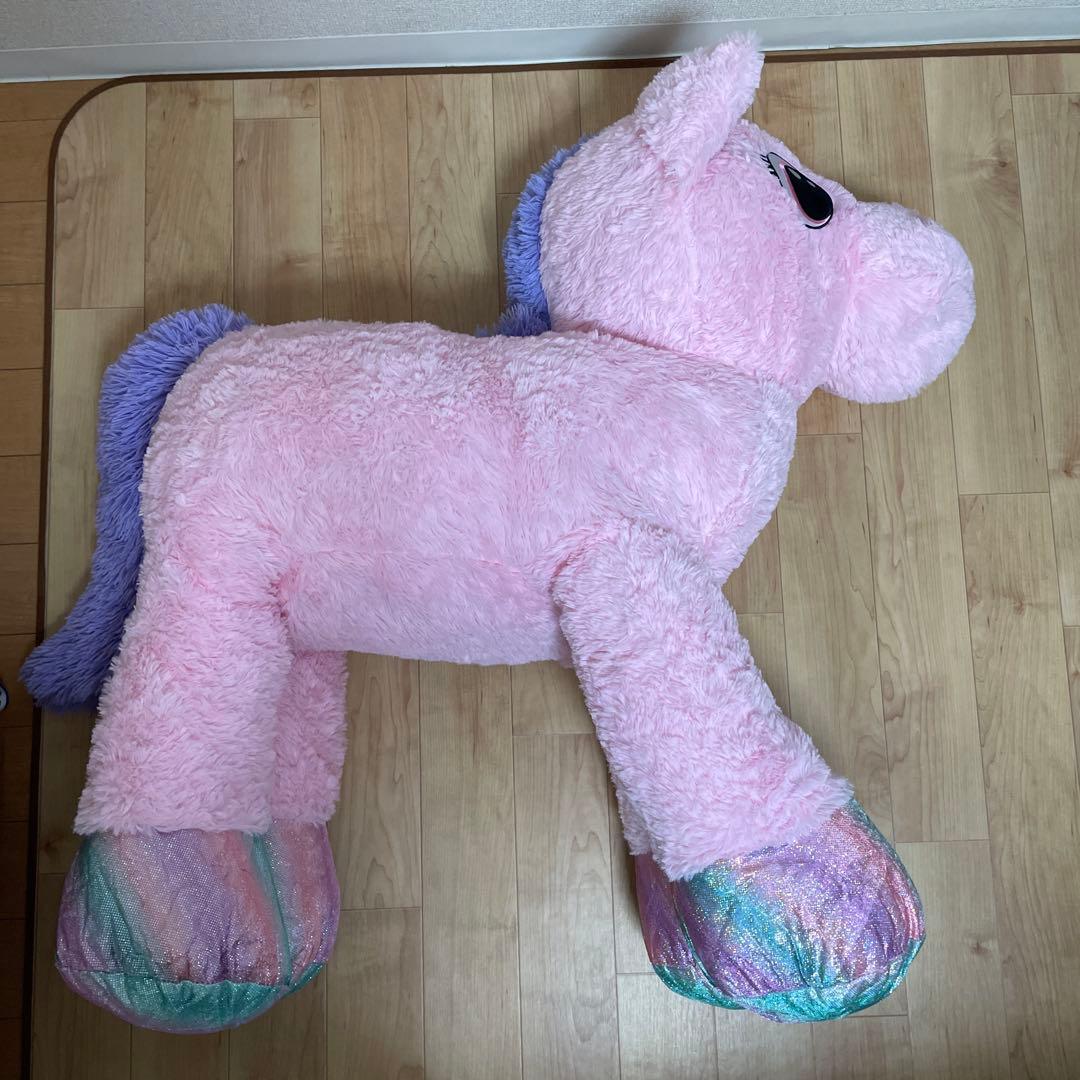 ユニコーン　特大ぬいぐるみ　ピンク色