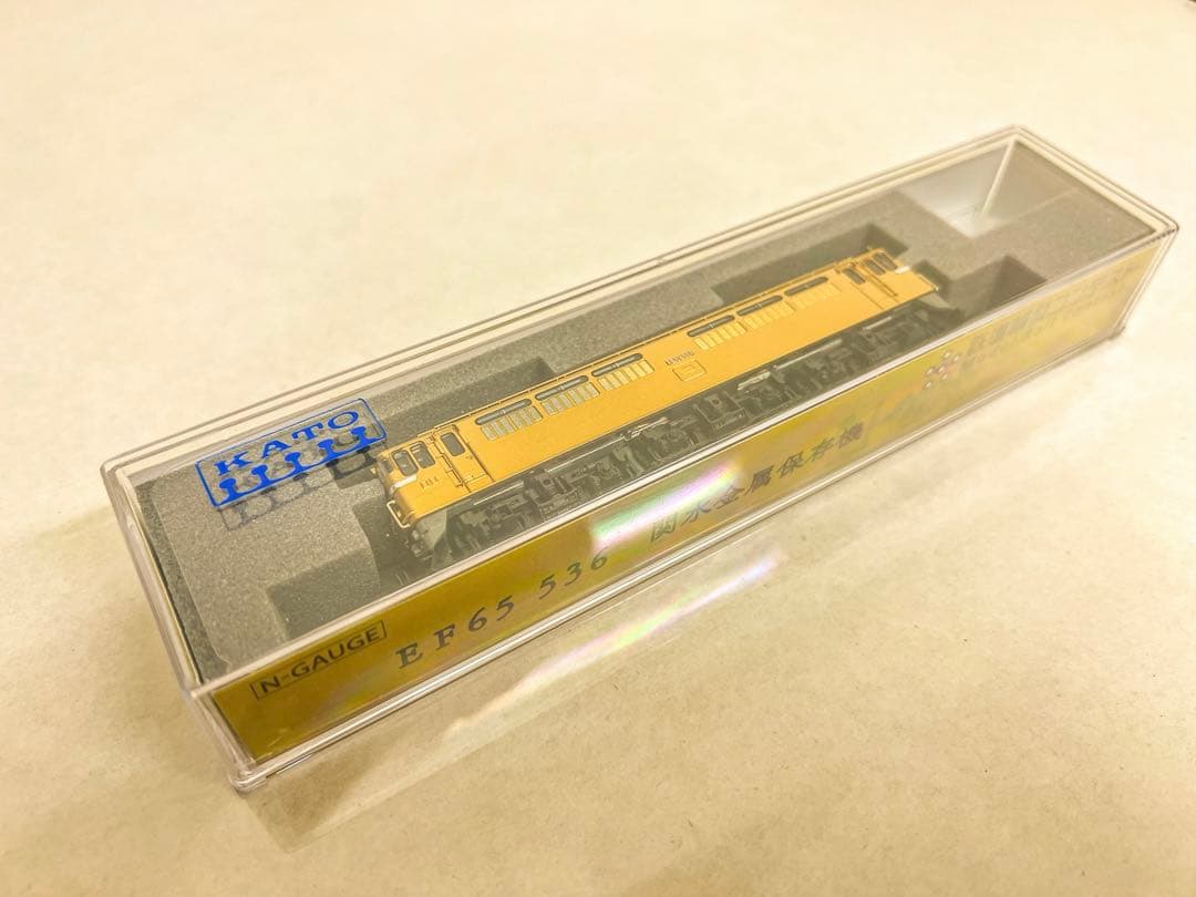 KATO 金のEF65形電気機関車536号機【新品,未使用品】