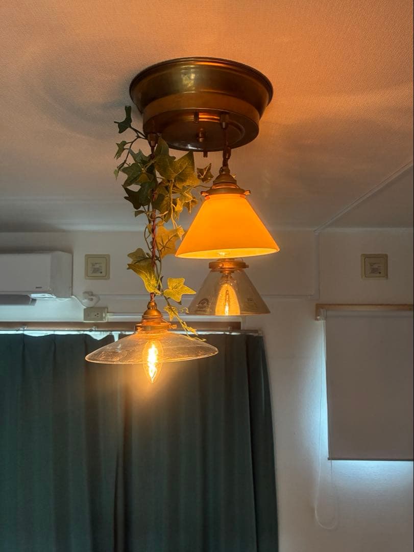 シーリングライト3灯　照明　ペンダントライト　インテリア　アンティーク　オシャレ