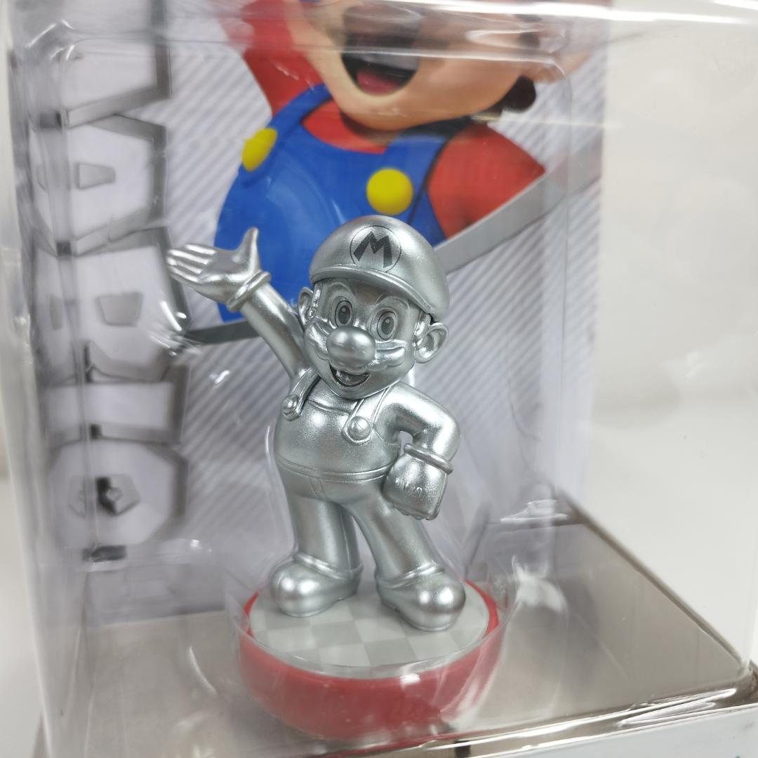 アミーボ シルバー マリオ 北米版 新品 Silver 任天堂 Sup IO26