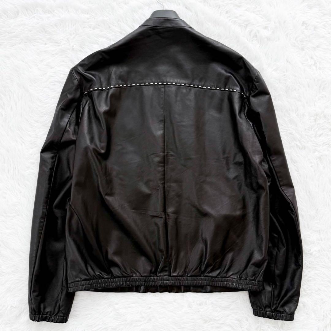 希少 FENDI バッグバグズ レザージャケット ライダース モンスター 52