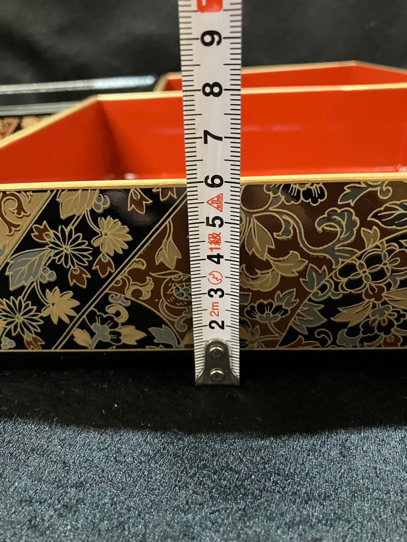 正倉院鳳凰　三段重　重箱　漆器　3段　重箱 2個セット　未使用品　B2238