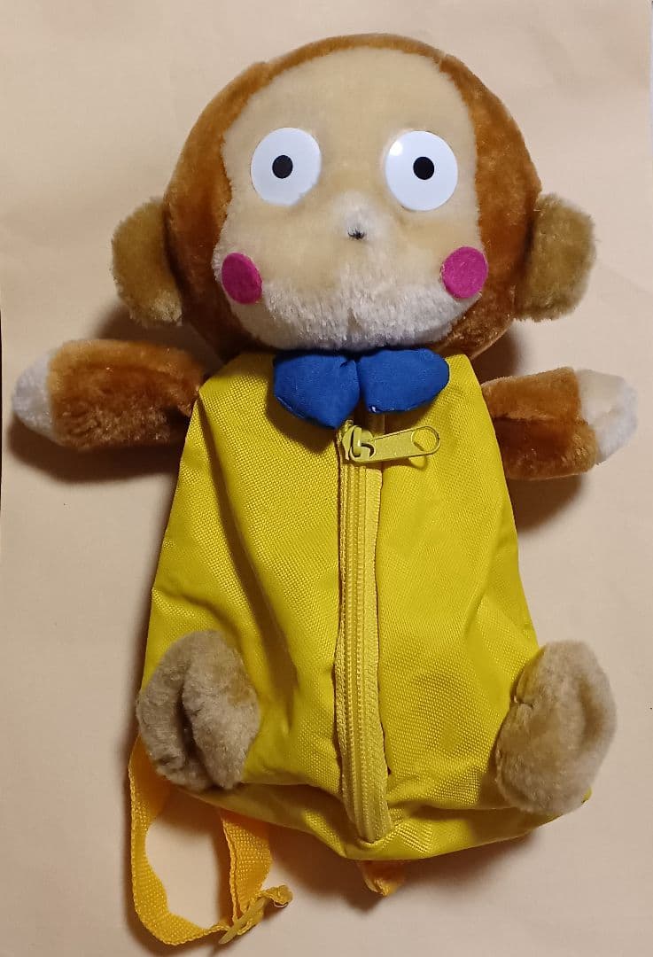 サンリオ　SANRIO　おさるのもんきち　ミニリュックぬいぐるみ