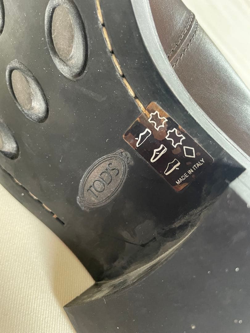 【新品】１５万 試着のみTod’s トッズ　モンクストラップ　ダークブラウン　８