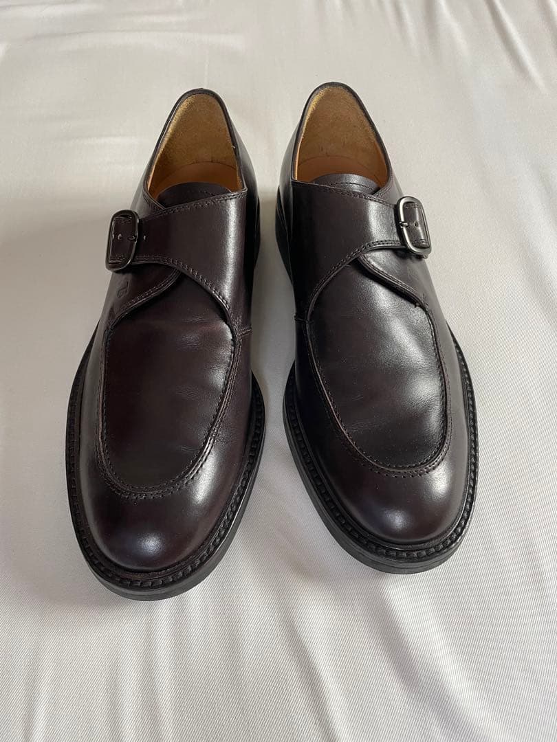 【新品】１５万 試着のみTod’s トッズ　モンクストラップ　ダークブラウン　８