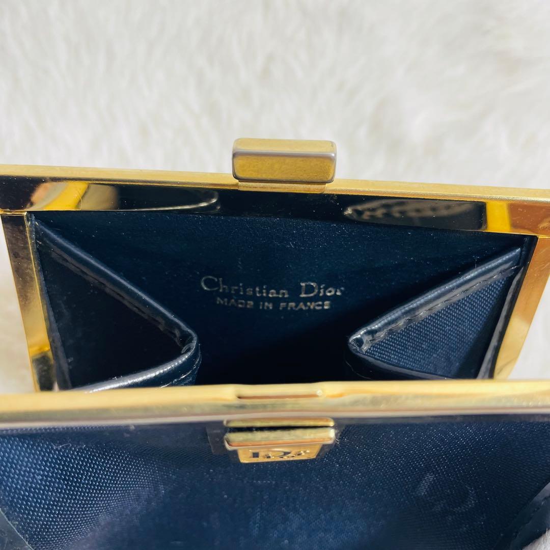 【未使用保管品】Dior トロッター ケース ネイビー 紺