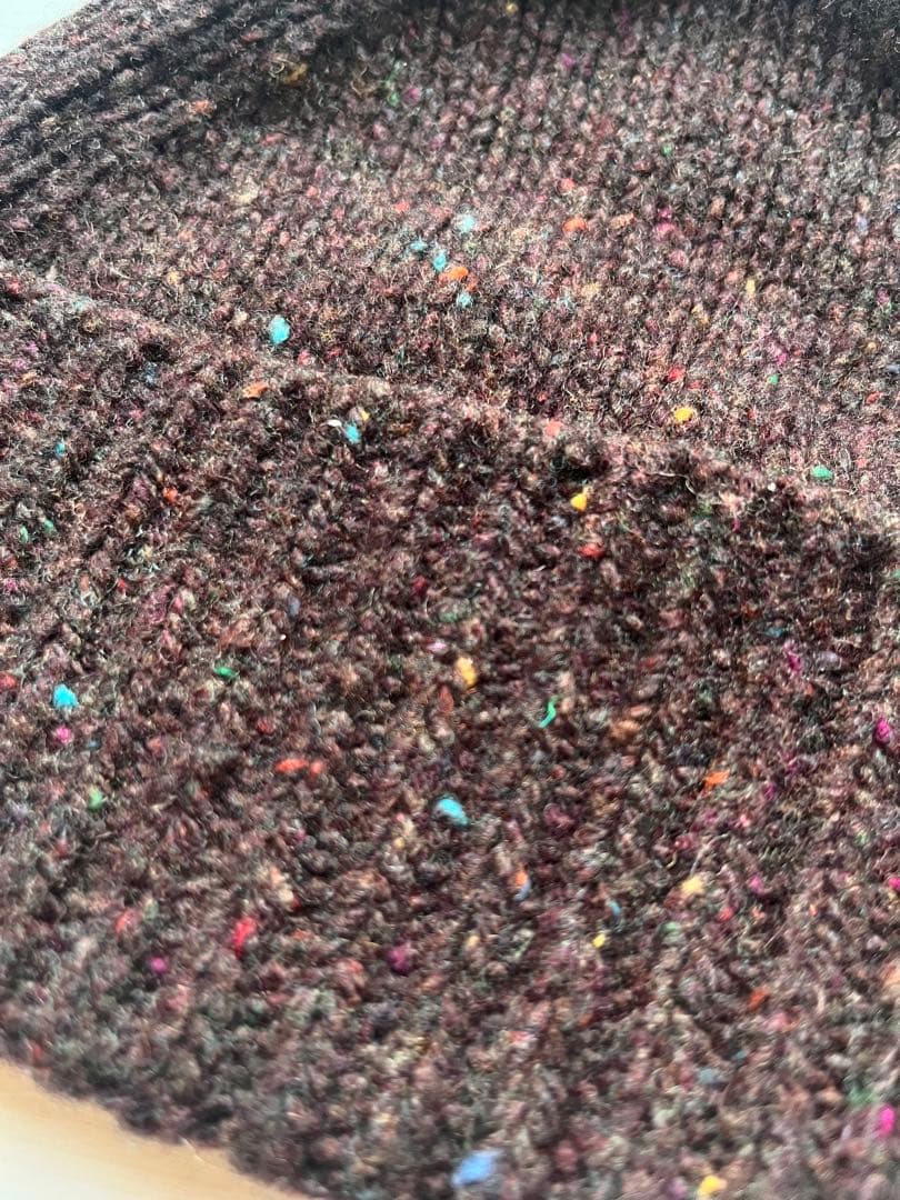 マルジェラ　ニットキャップ/ニット帽　ダークブラウン