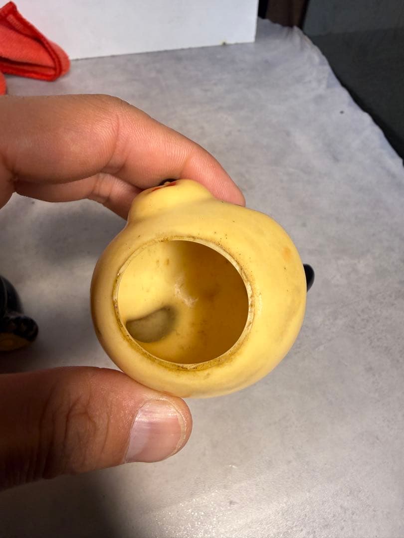 昭和レトロ パトラ パンダ 貯金箱 ソフビ 笛鳴り 当時物　昭和30年代