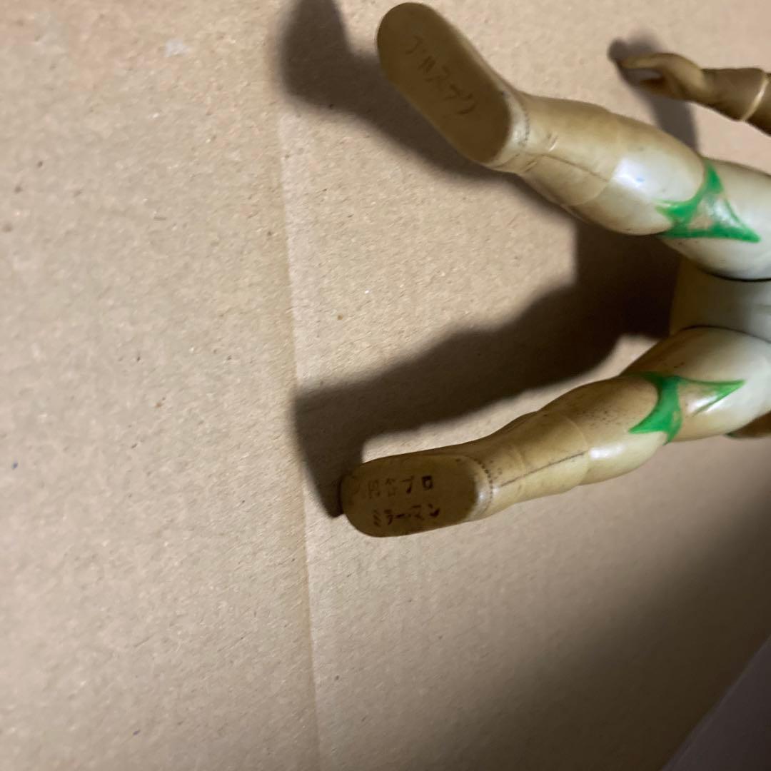 当時物 ミラーマン 面取れ ソフビ 人形 ブルマァク 円谷プロ