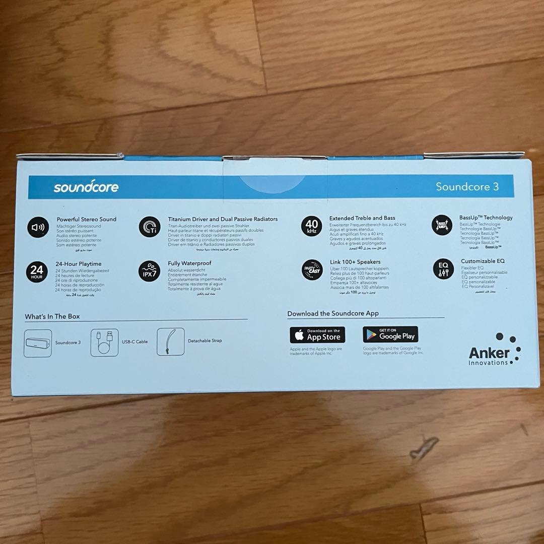 Soundcore 3 ワイヤレススピーカー　Anker