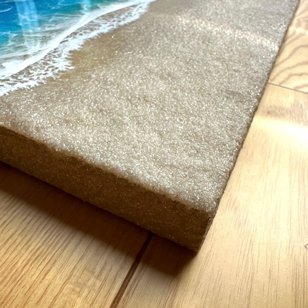 海アート　レジンアート　オーシャンアート　壁掛け　立体　大型　波アート