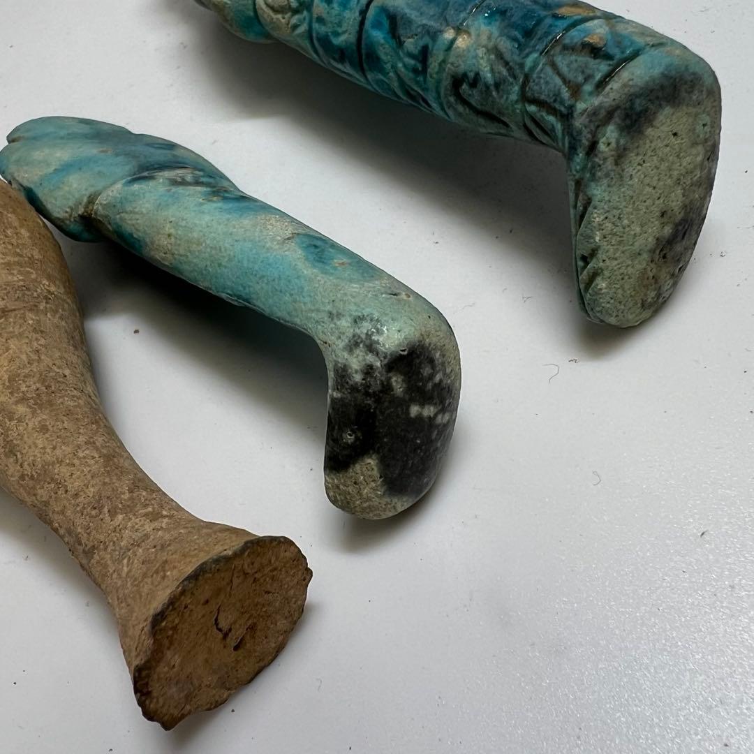 古代　エジプト　紀元前　ウ・シャブティ置物等　333g 東K8-0105①トエチ