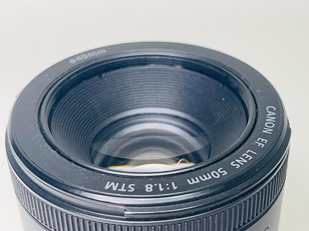 良品★Canon EF 50mm F1.8 STM キヤノン 単焦点レンズ