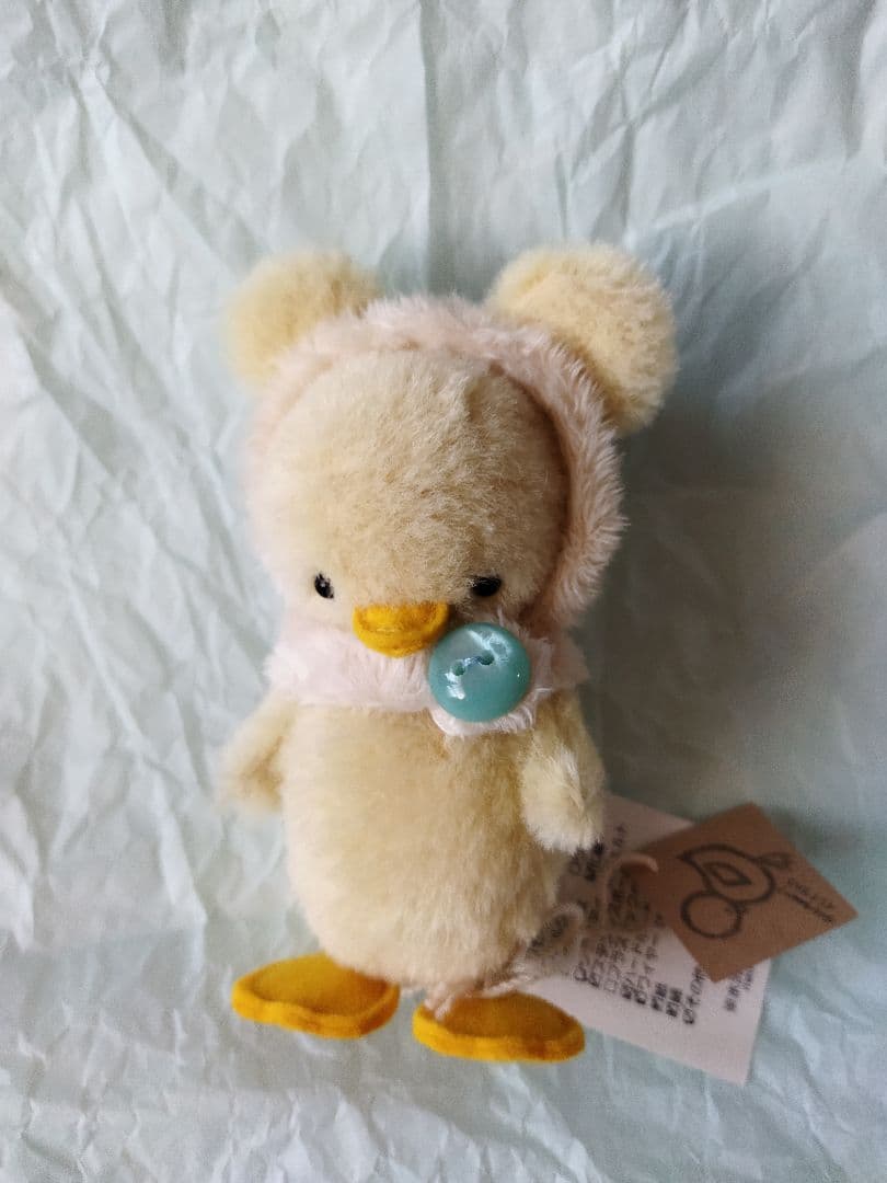 アーティストベア　SCI-beans くま耳帽子のアヒルちゃん