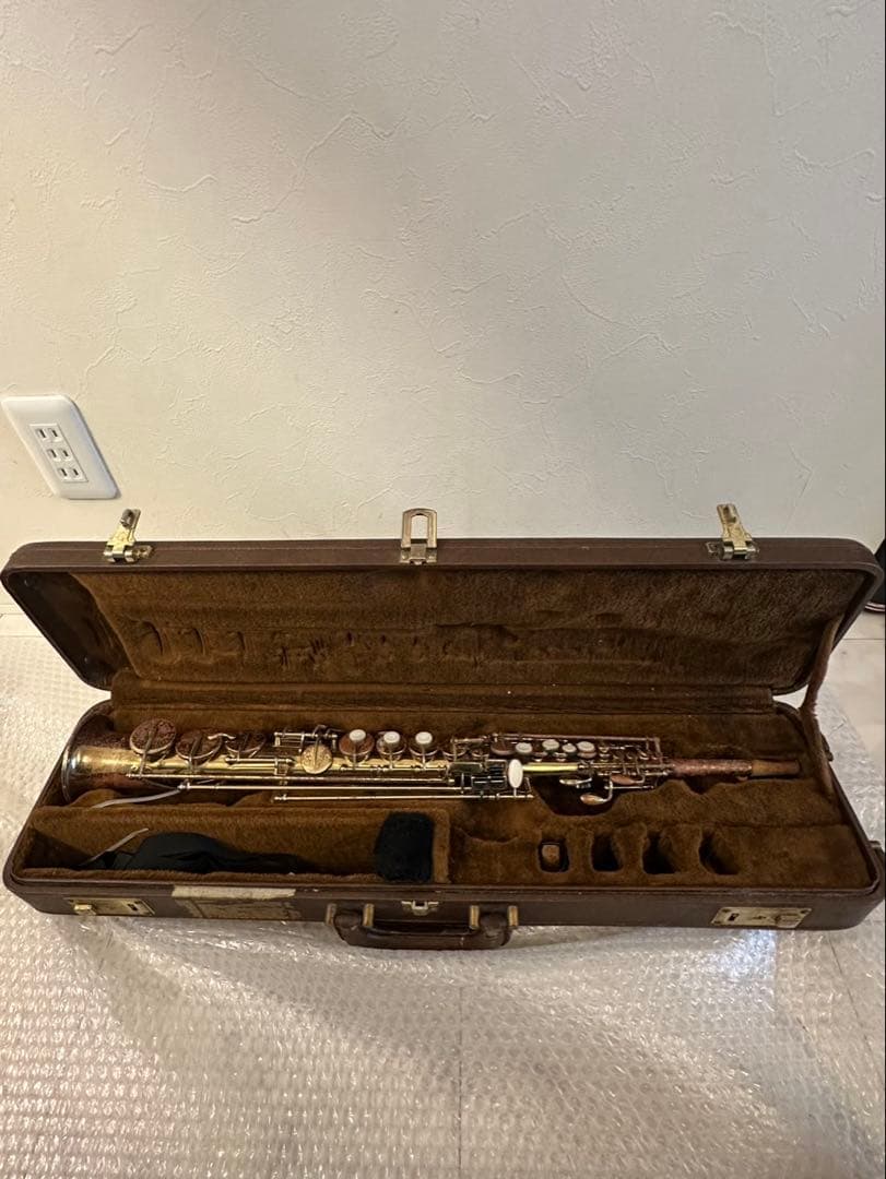 SPLENDOR 型番不明 ソプラノ サックス 管楽器 ジャンク