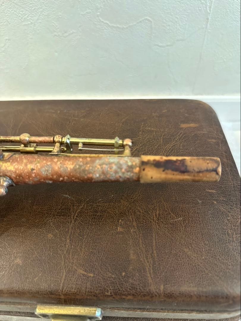 SPLENDOR 型番不明 ソプラノ サックス 管楽器 ジャンク