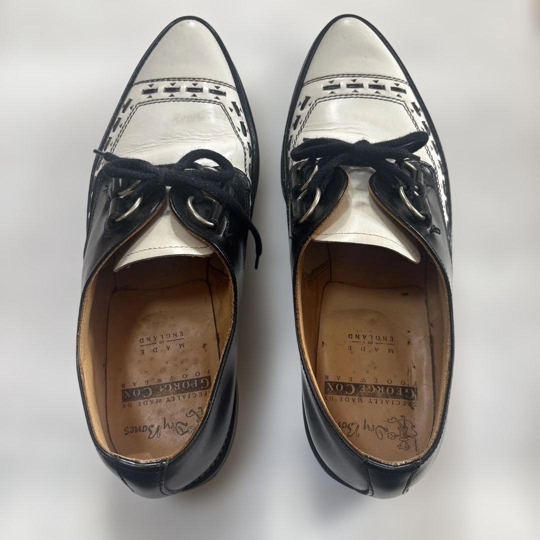 白黒ロカビリーシューズ