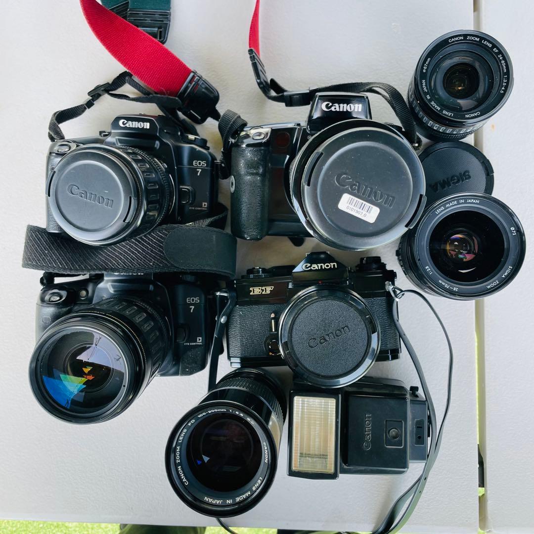 Canon フィルムカメラ EOS EF キャノンレンズ　セット