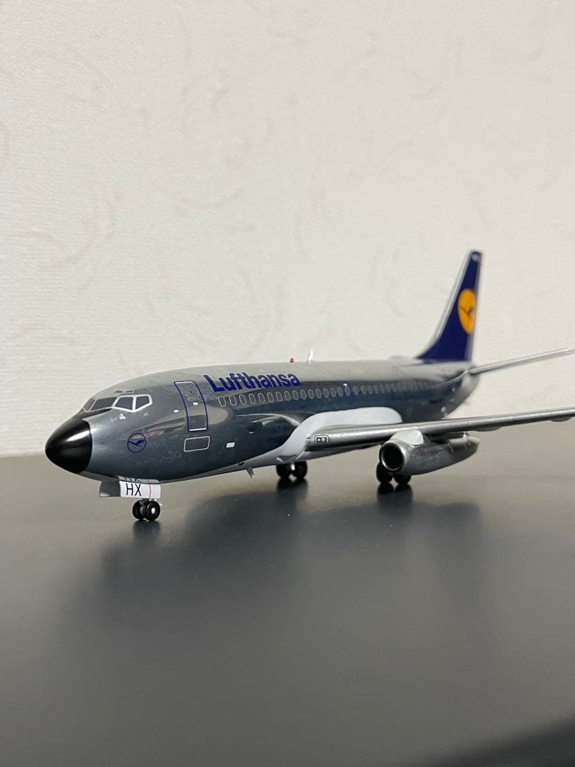 ルフトハンザ旅客機 B-737-200ポリッシュ仕上