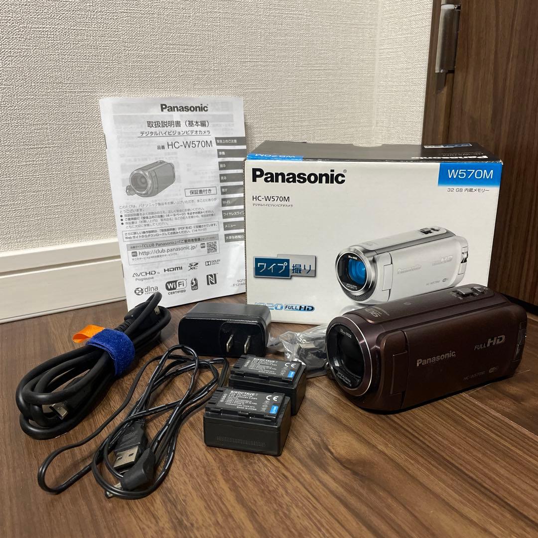 【送料無料】【美品】Panasonic HC-W570M Wi-Fi搭載