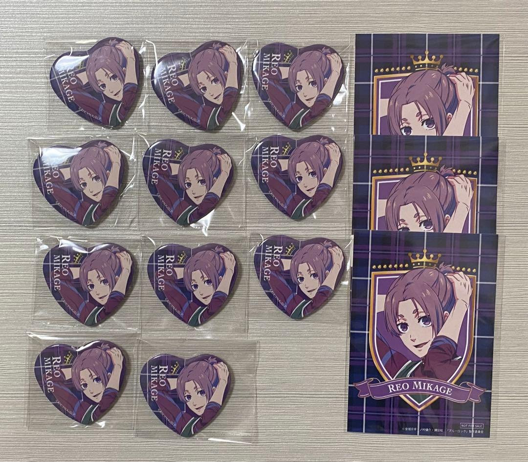 御影玲王 缶バッジ anique ハート缶
