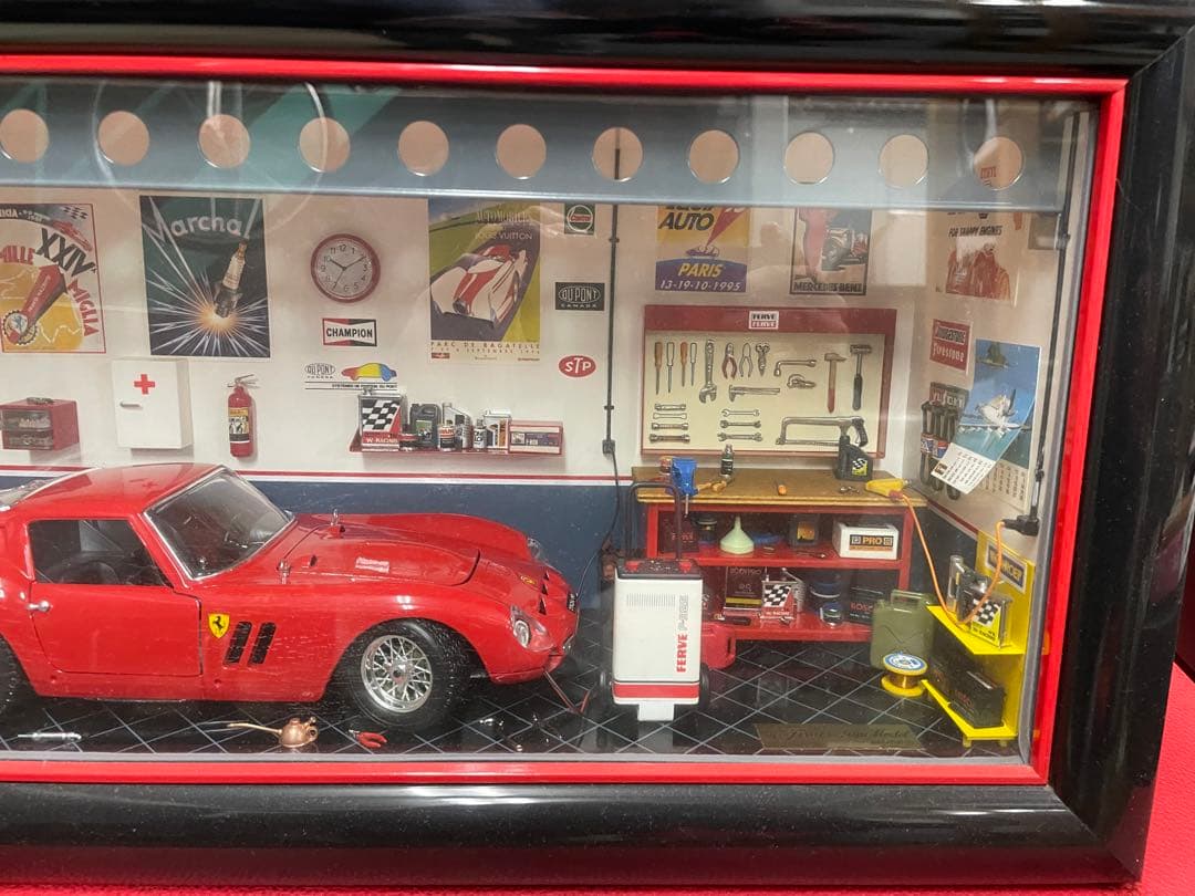 フェラーリ　250GTO 1962 ミニガレージセット