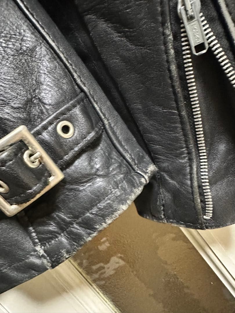 schott レザージャケット ライダース　シングル　ライナー付きXLサイズ