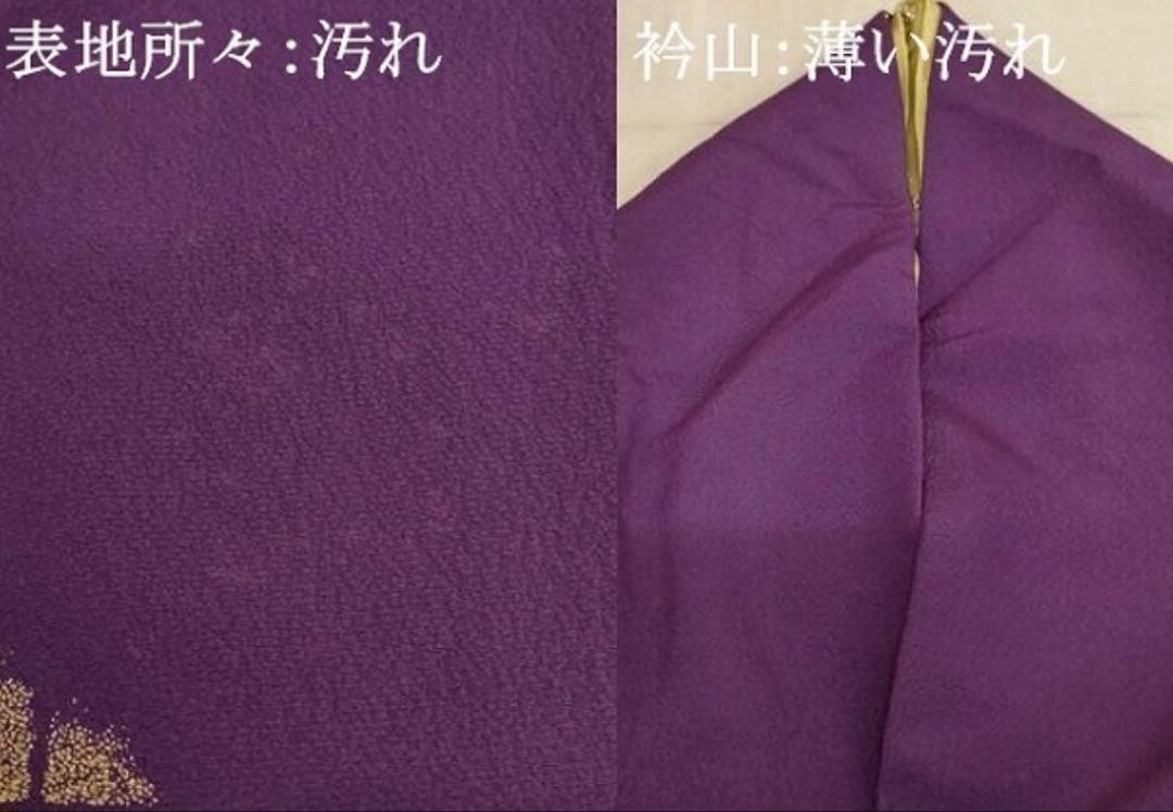 振袖 フルセット6点サイズM〜Ｌ流水舞桜文　金彩　正絹