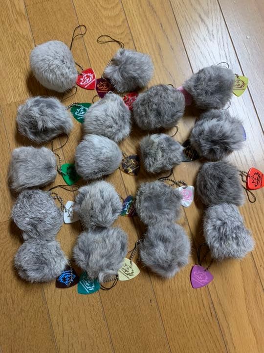 毛玉ストラップ