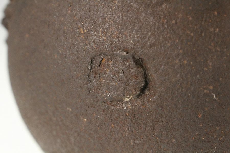 龍文堂造 山水紋 鉄瓶(Ｋ-XA822)