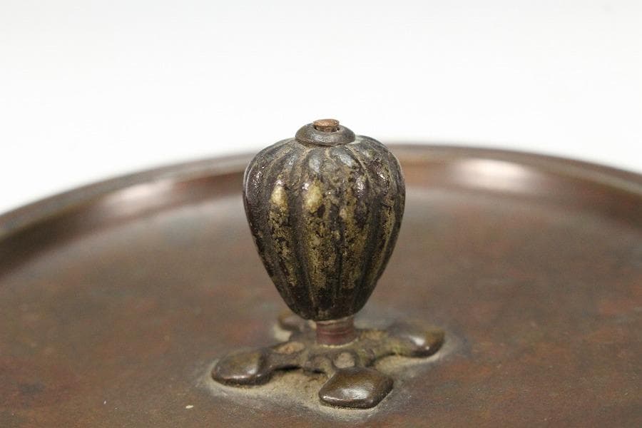 龍文堂造 山水紋 鉄瓶(Ｋ-XA822)