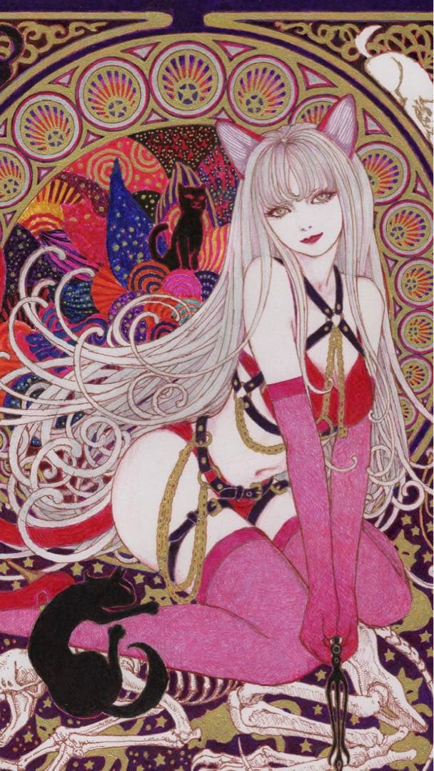 魔法使いの猫　Witch's Cat